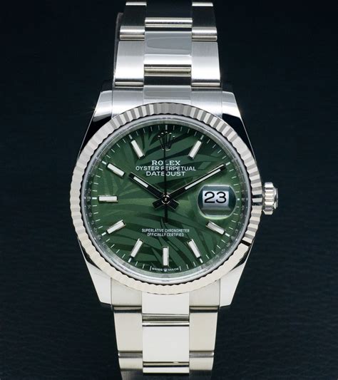 rolex verde con diamanti|rolex datejust 36 prezzo.